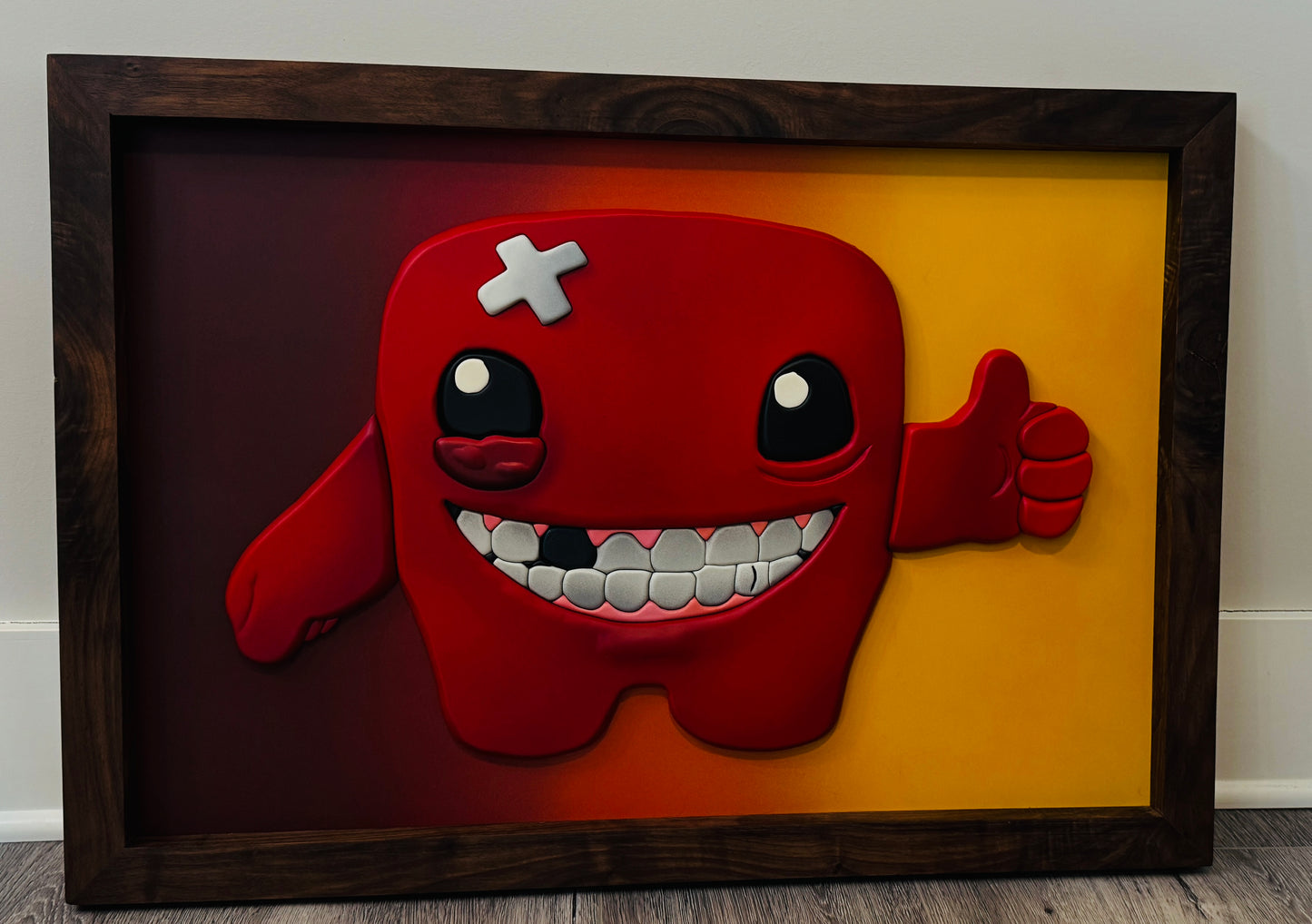 Super Meaty Handmade Sign