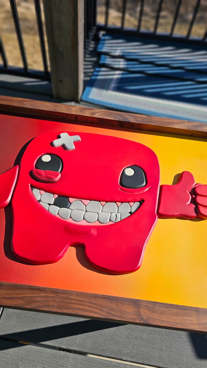 Super Meaty Handmade Sign