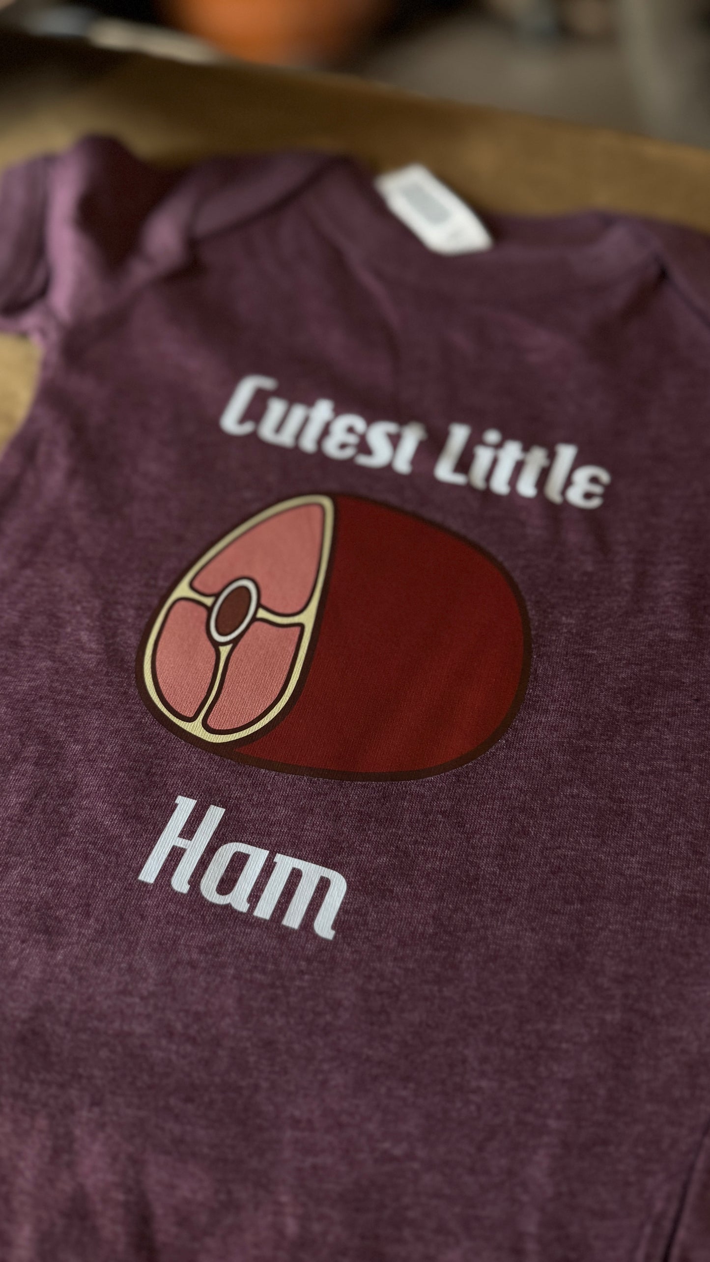 Cutest Little Ham One Piece Baby Bodysuit