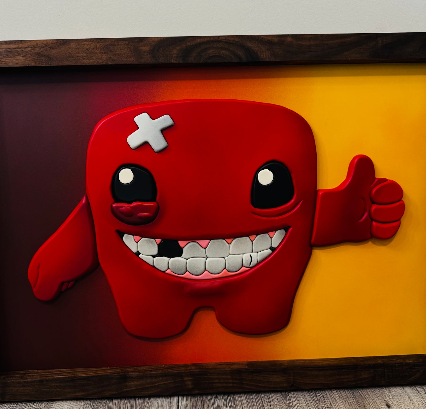 Super Meaty Handmade Sign