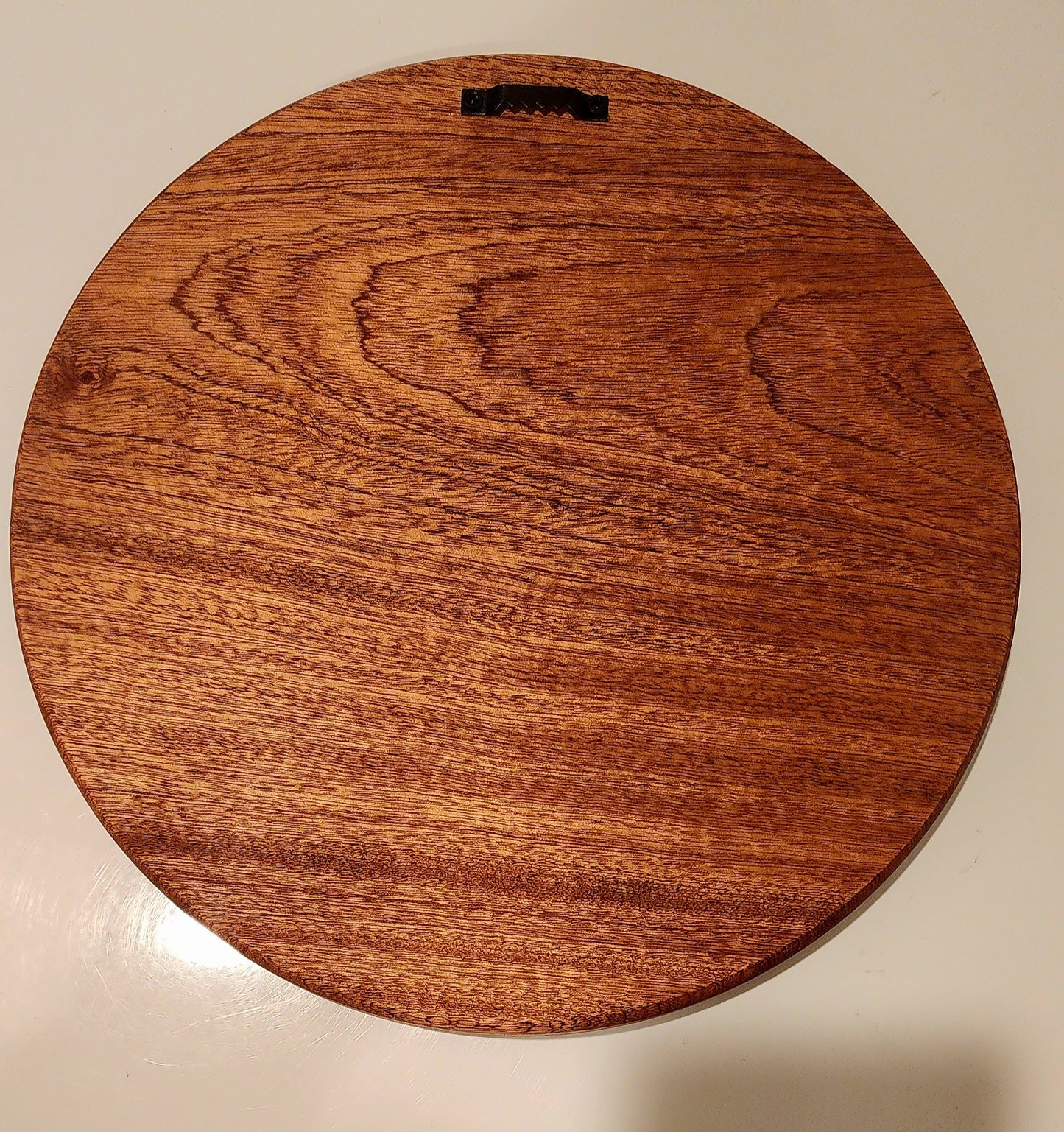 Skull with Mountains Nature Hardwood Round