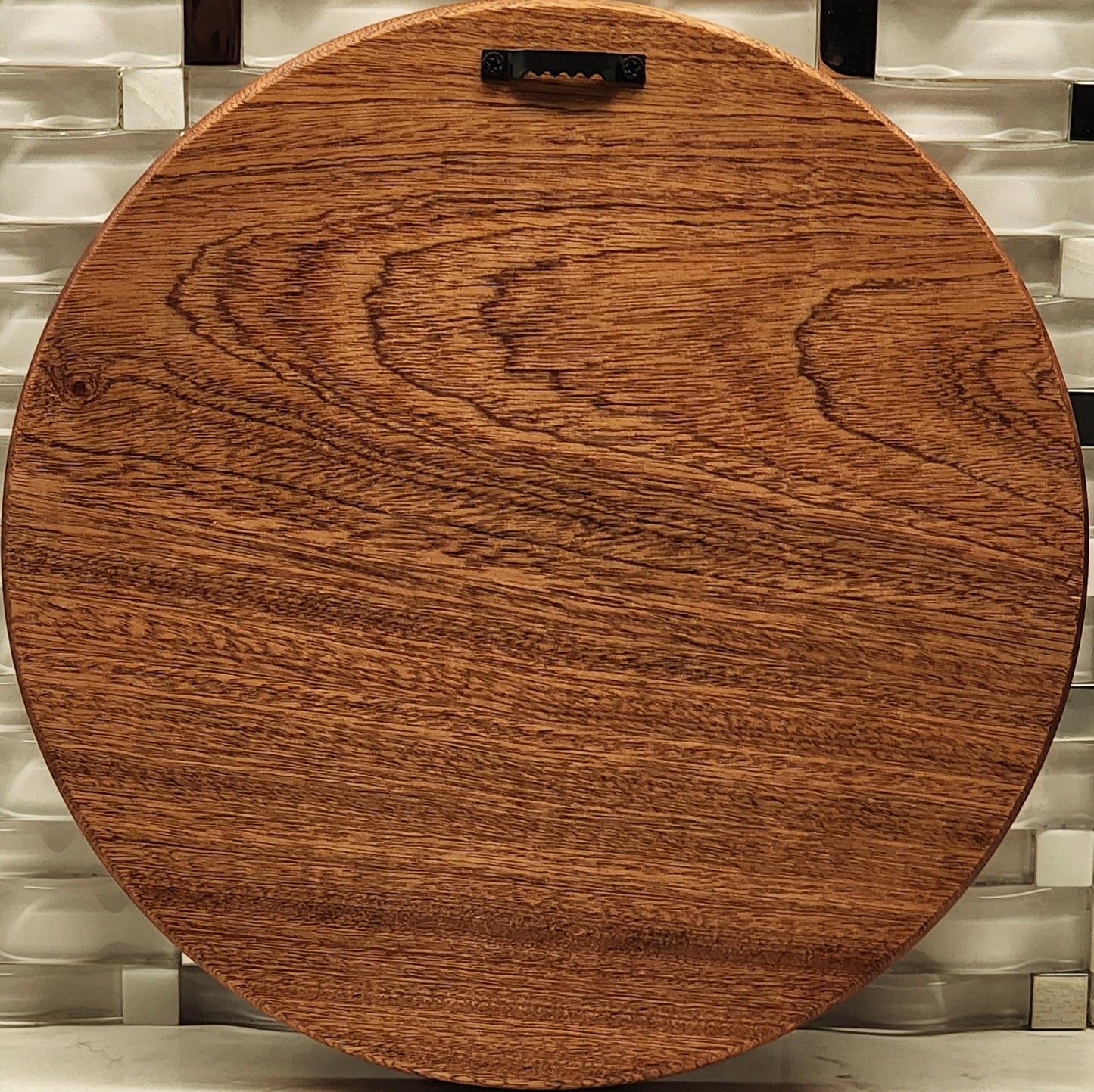 Skull with Mountains Nature Hardwood Round