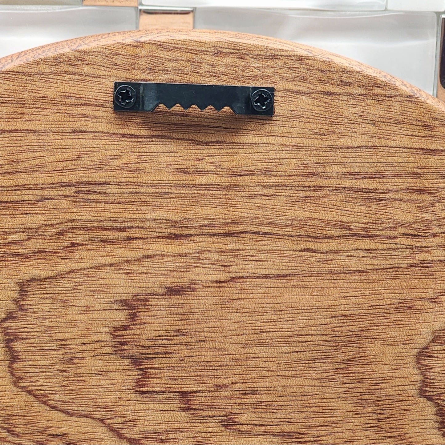 Skull with Mountains Nature Hardwood Round