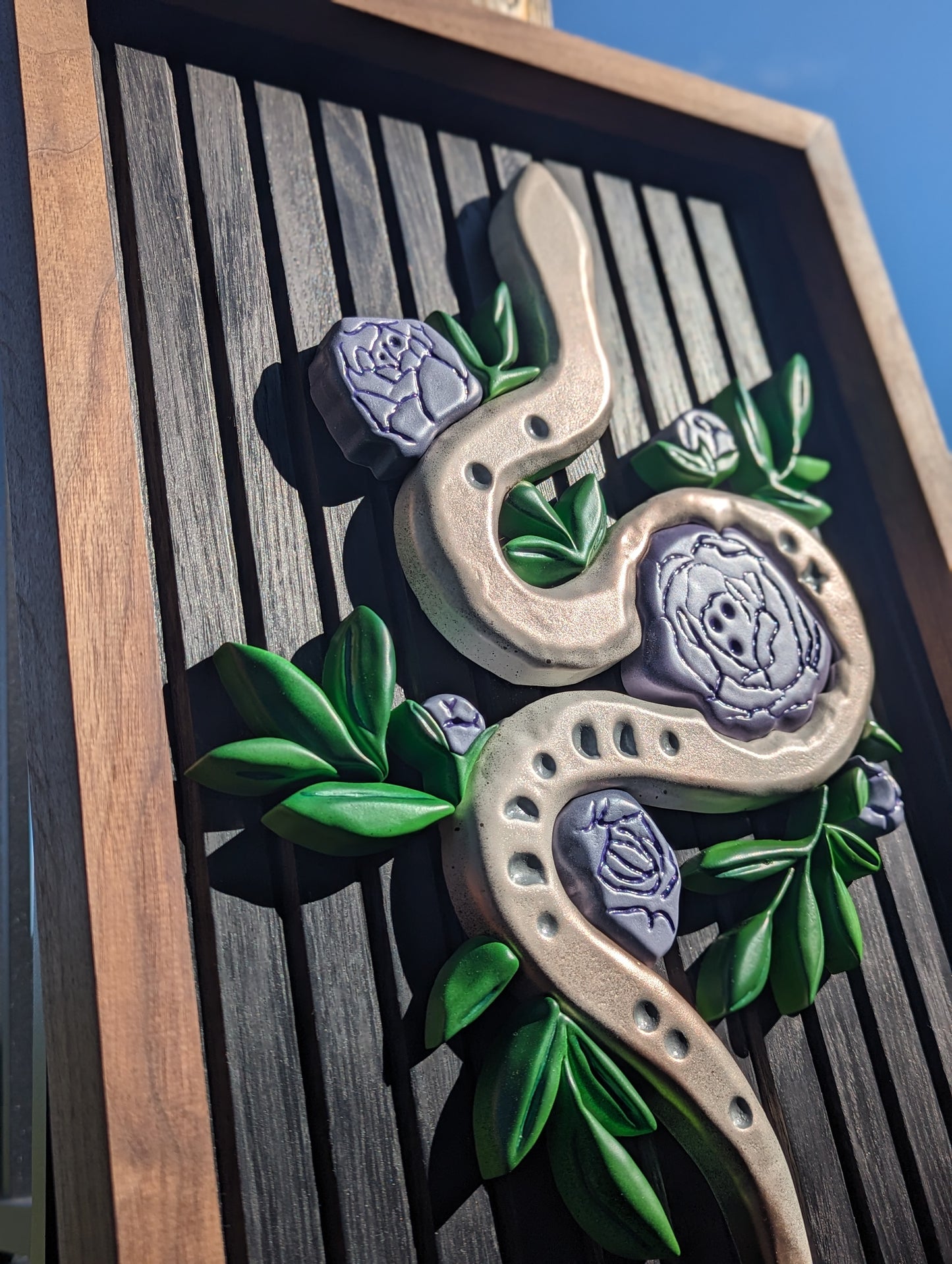 Tattoo Snake & Roses Home Decor