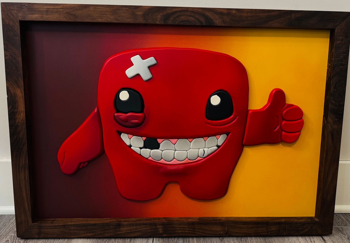 Super Meaty Handmade Sign