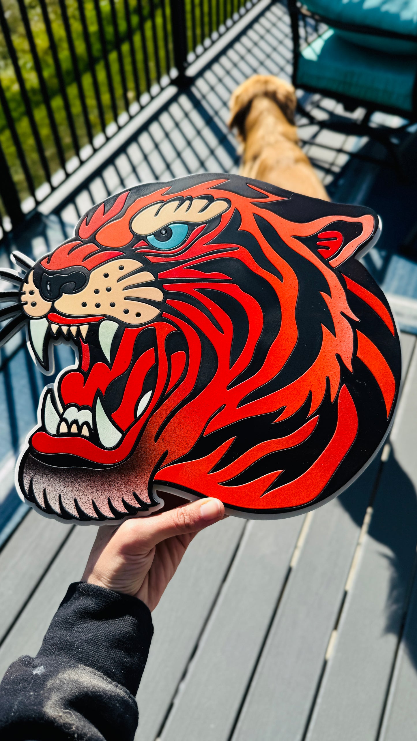 Tiger Trad Tattoo Wall Hanging