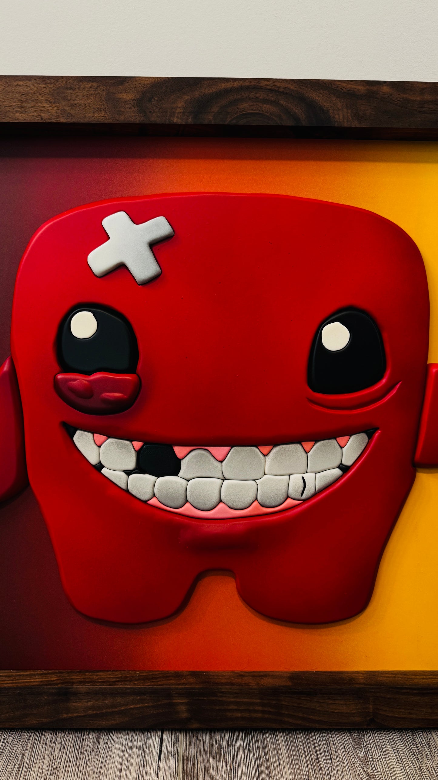 Super Meaty Handmade Sign