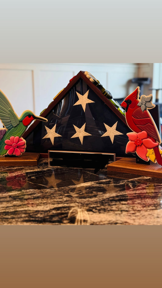 Custom Flag Box - deposit (read description)