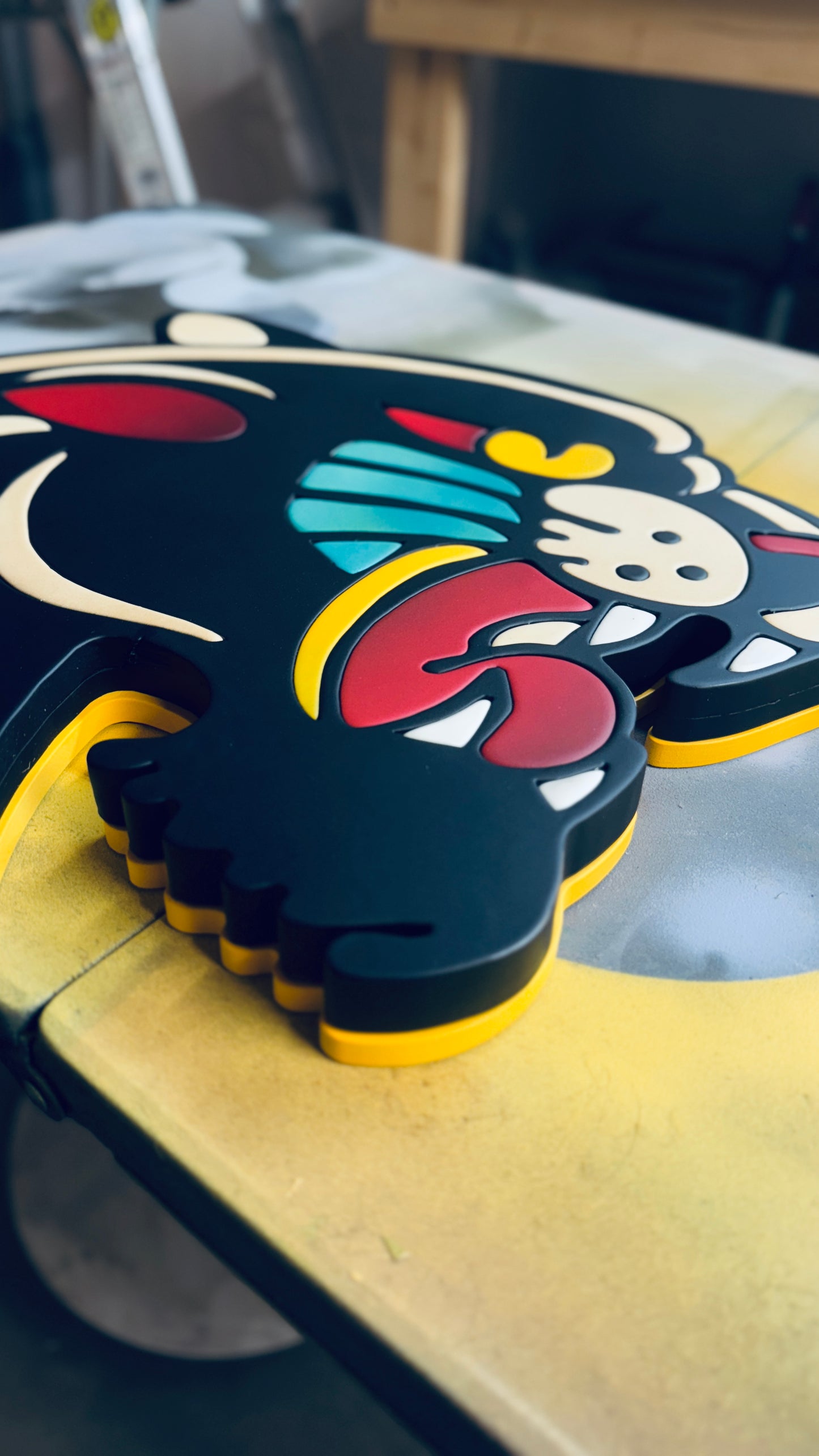 Sick Ass Panther Trad Tattoo Wall Hanging