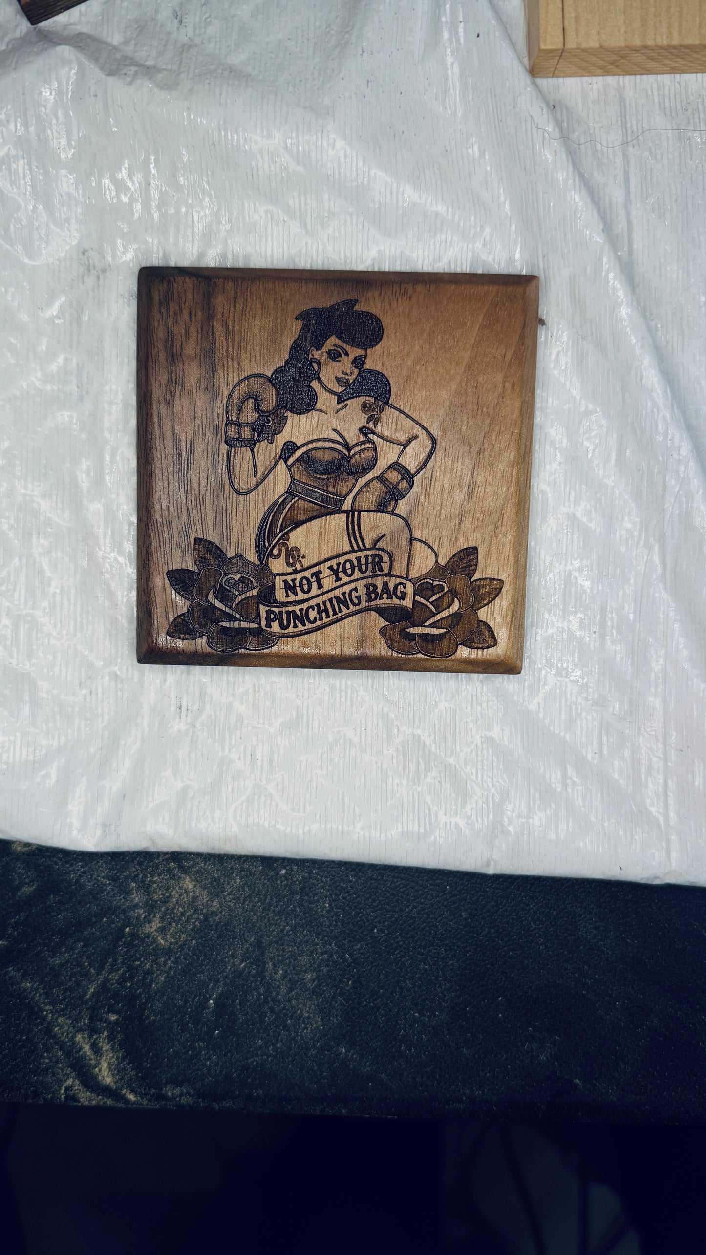 Tattoo Coasters Set of 4 with Base