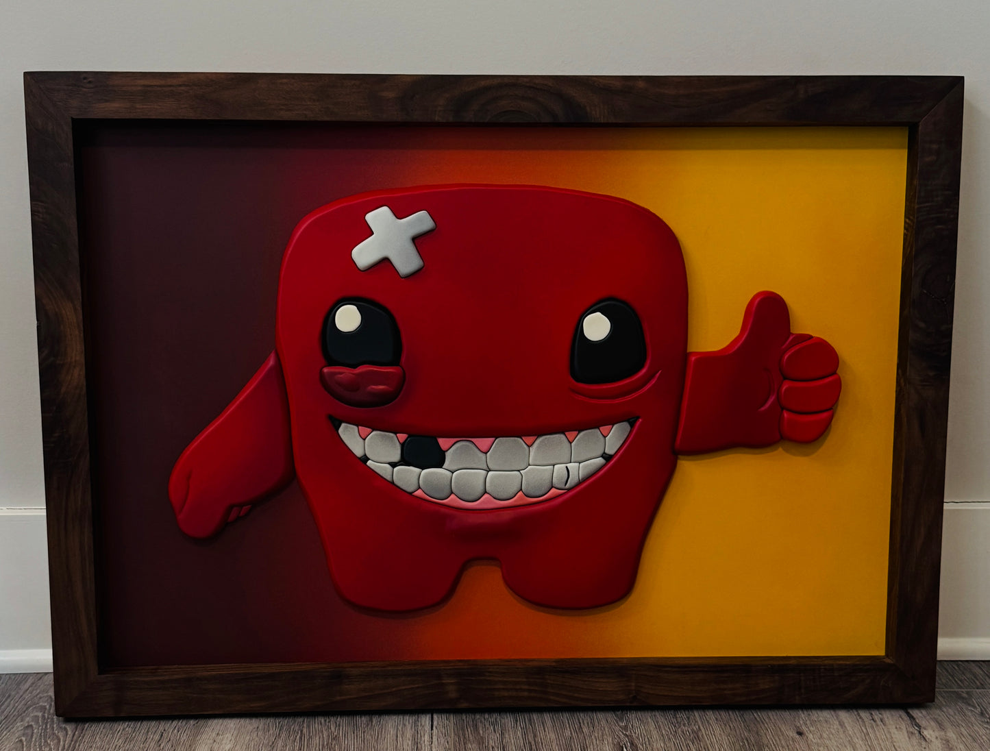 Super Meaty Handmade Sign