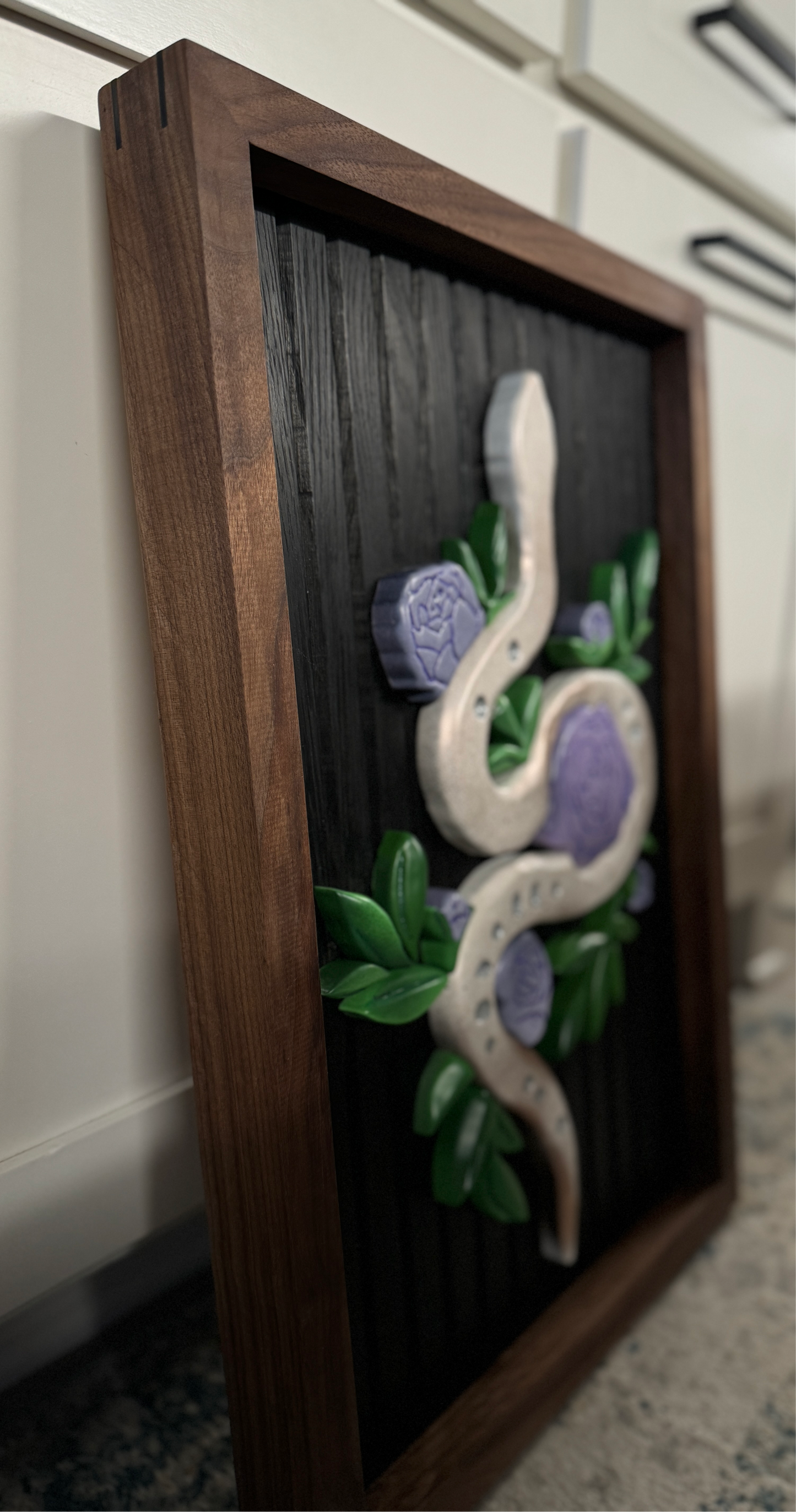 Tattoo Snake & Roses Home Decor