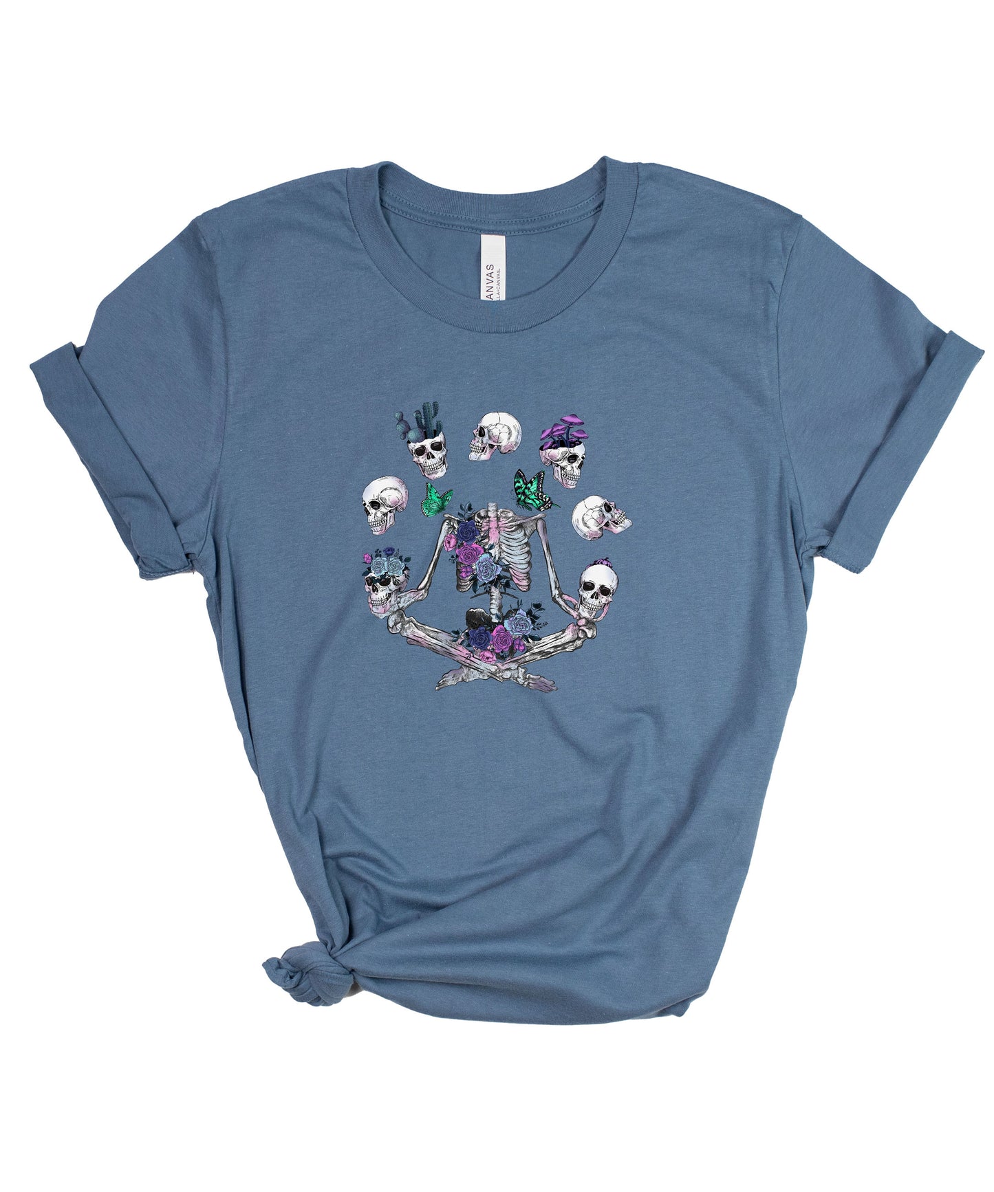 Skulls Moon Phase Plant Shirt