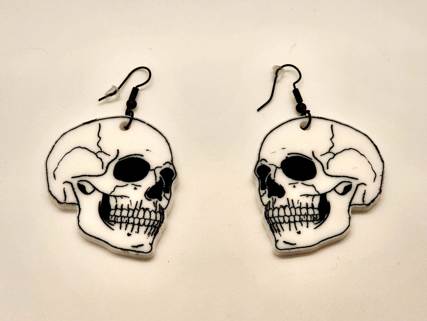 Skull Gothic Skeleton Handmade Jewelry Earrings