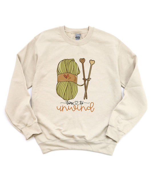 Time to Unwind Knitting & Crochet Hoodies Sweatshirts