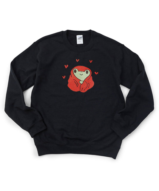 Embroidered Frog Sweater