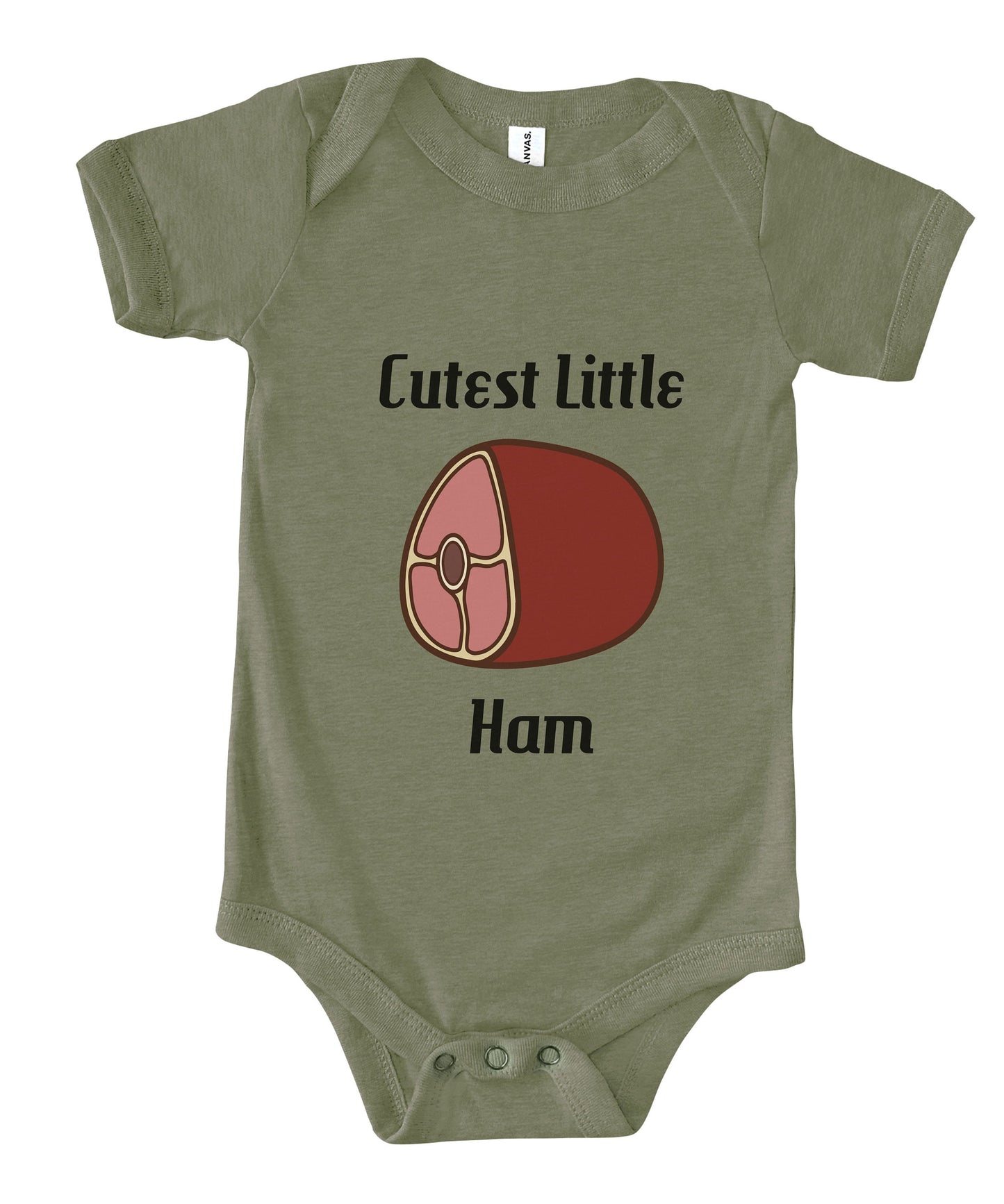 Cutest Little Ham One Piece Baby Bodysuit
