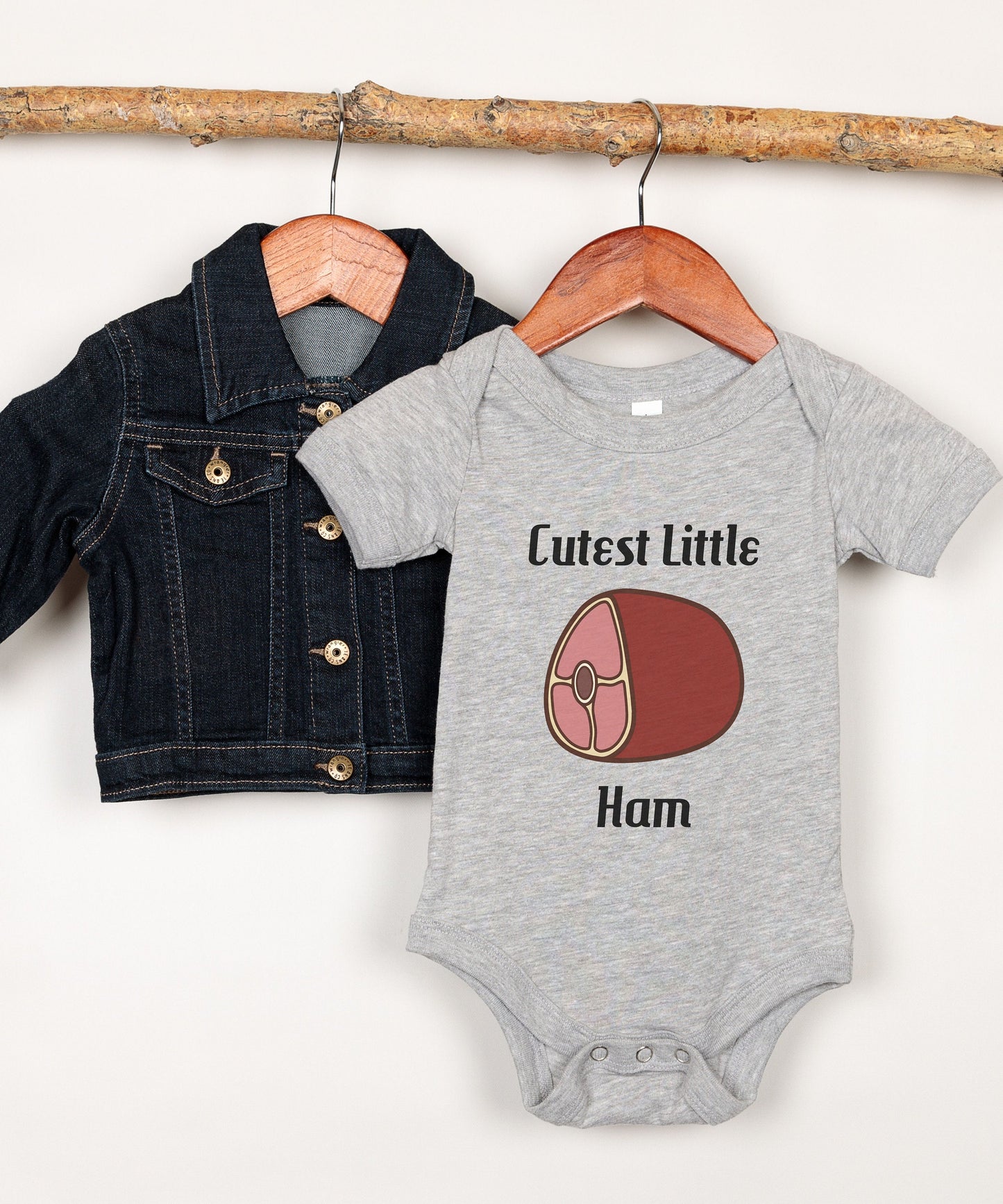 Cutest Little Ham One Piece Baby Bodysuit