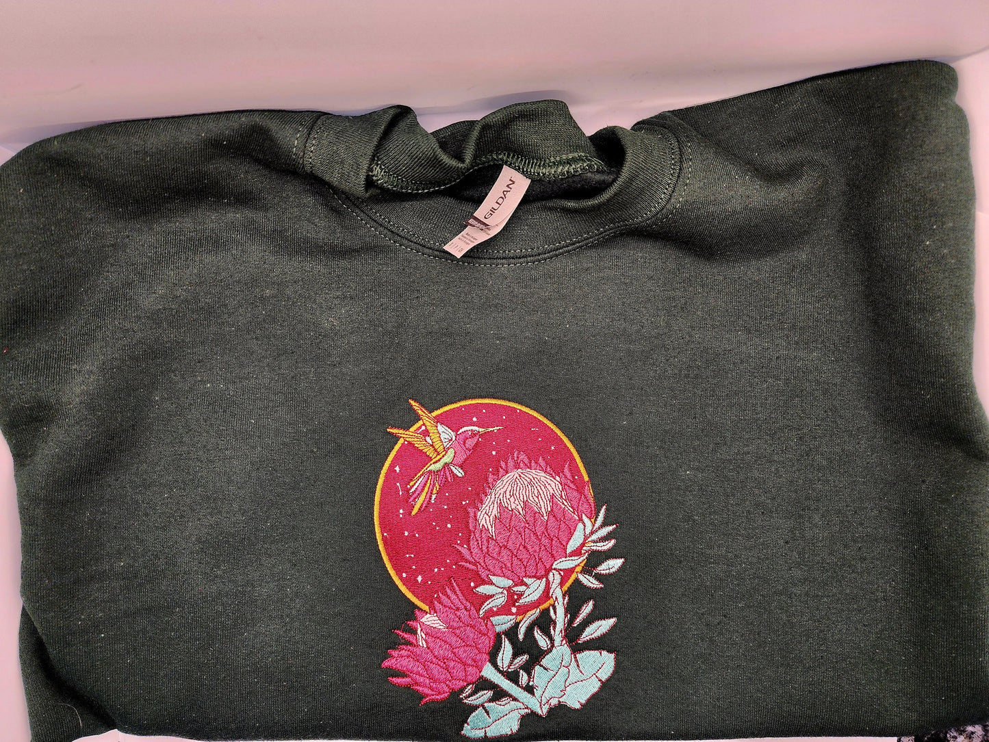 Embroidered Hummingbird Sweater