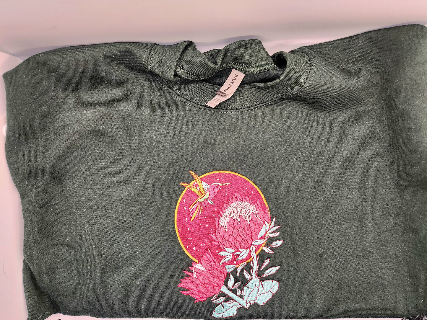 Embroidered Hummingbird Sweater