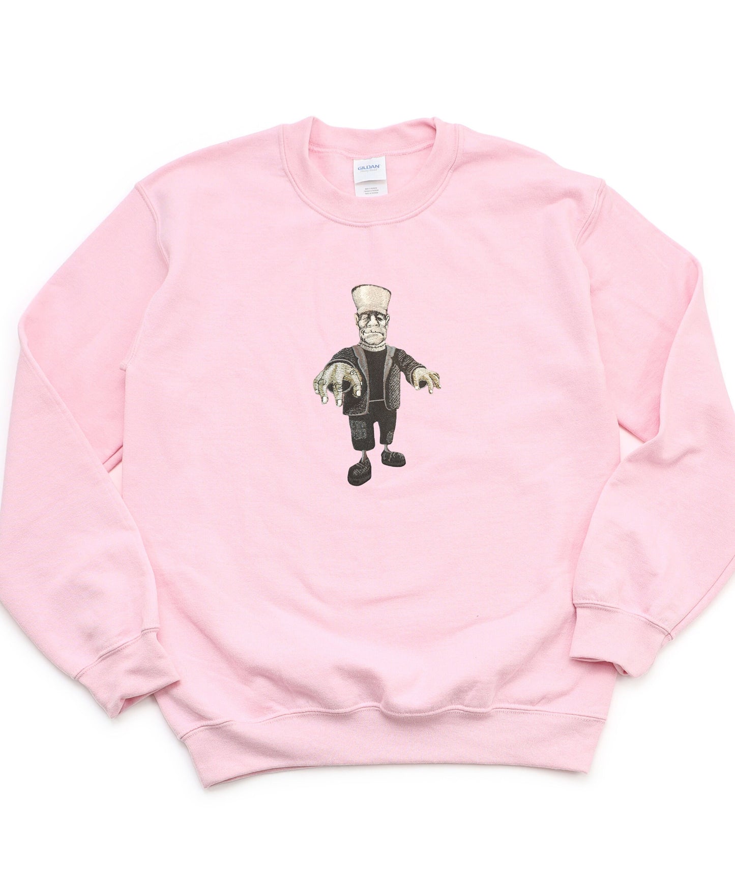 Embroidered Frankenstein's Monster Sweater