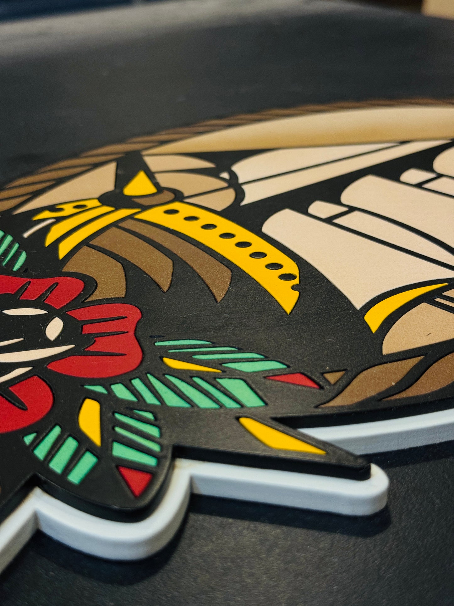 *LIMITED* Traditional Tattoo Nautical Window Circular Sign