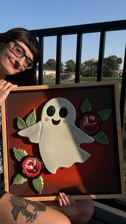 Cute Not Spooky Ghost Home Decor