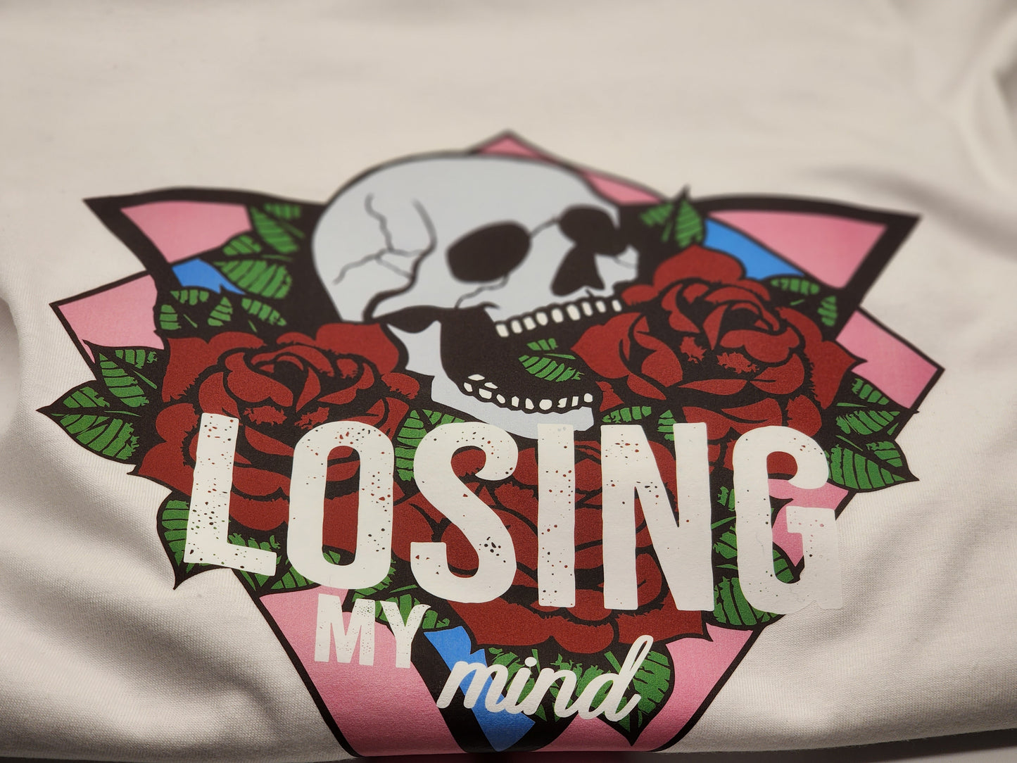 Losing My Mind Gothic Skull Shirt Gothic Tee