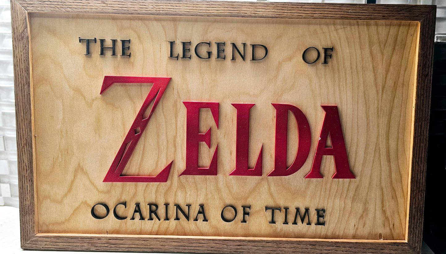 The Classic Game, a Legend Handmade Wooden Sign