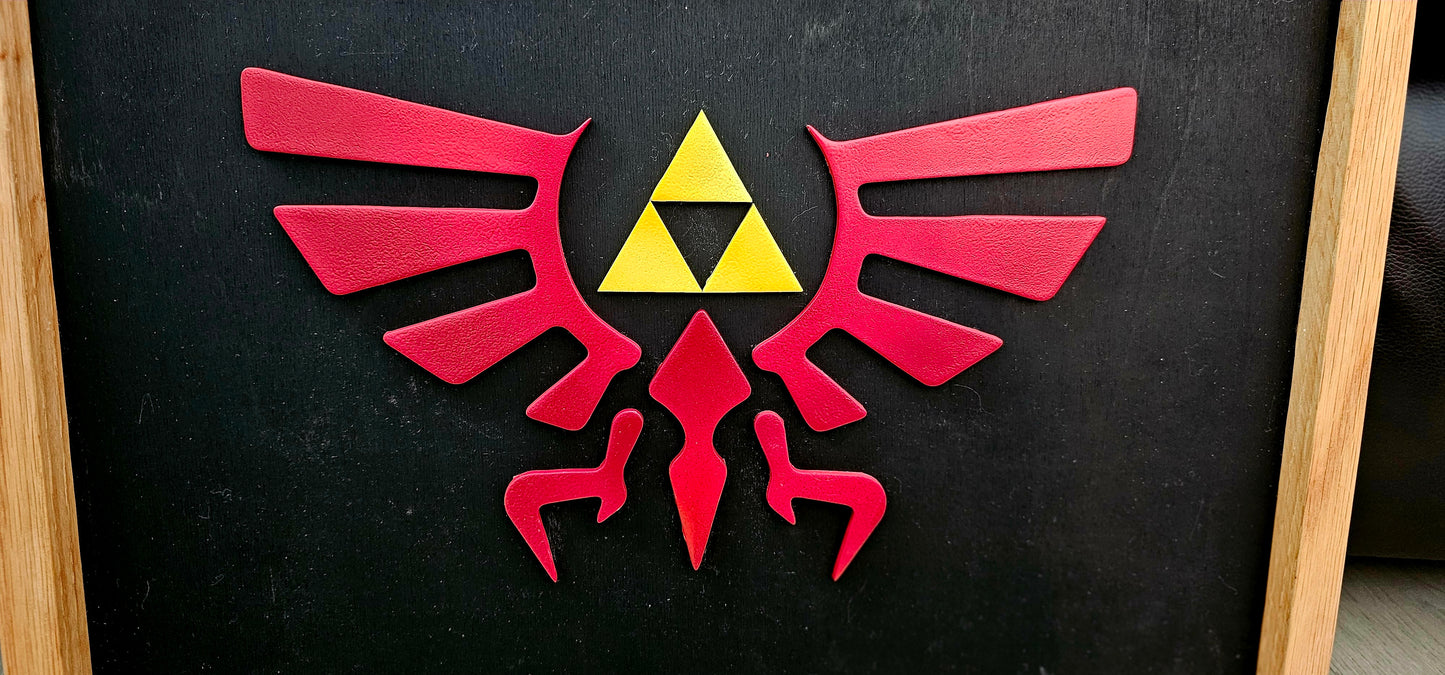 Hylian Crest The Legend Handmade Wooden Wall Decor