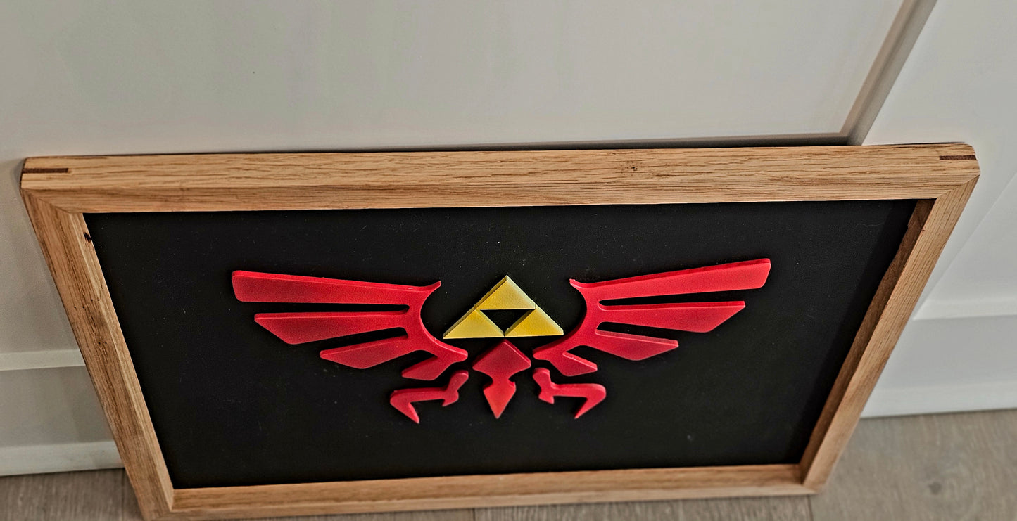 Hylian Crest The Legend Handmade Wooden Wall Decor