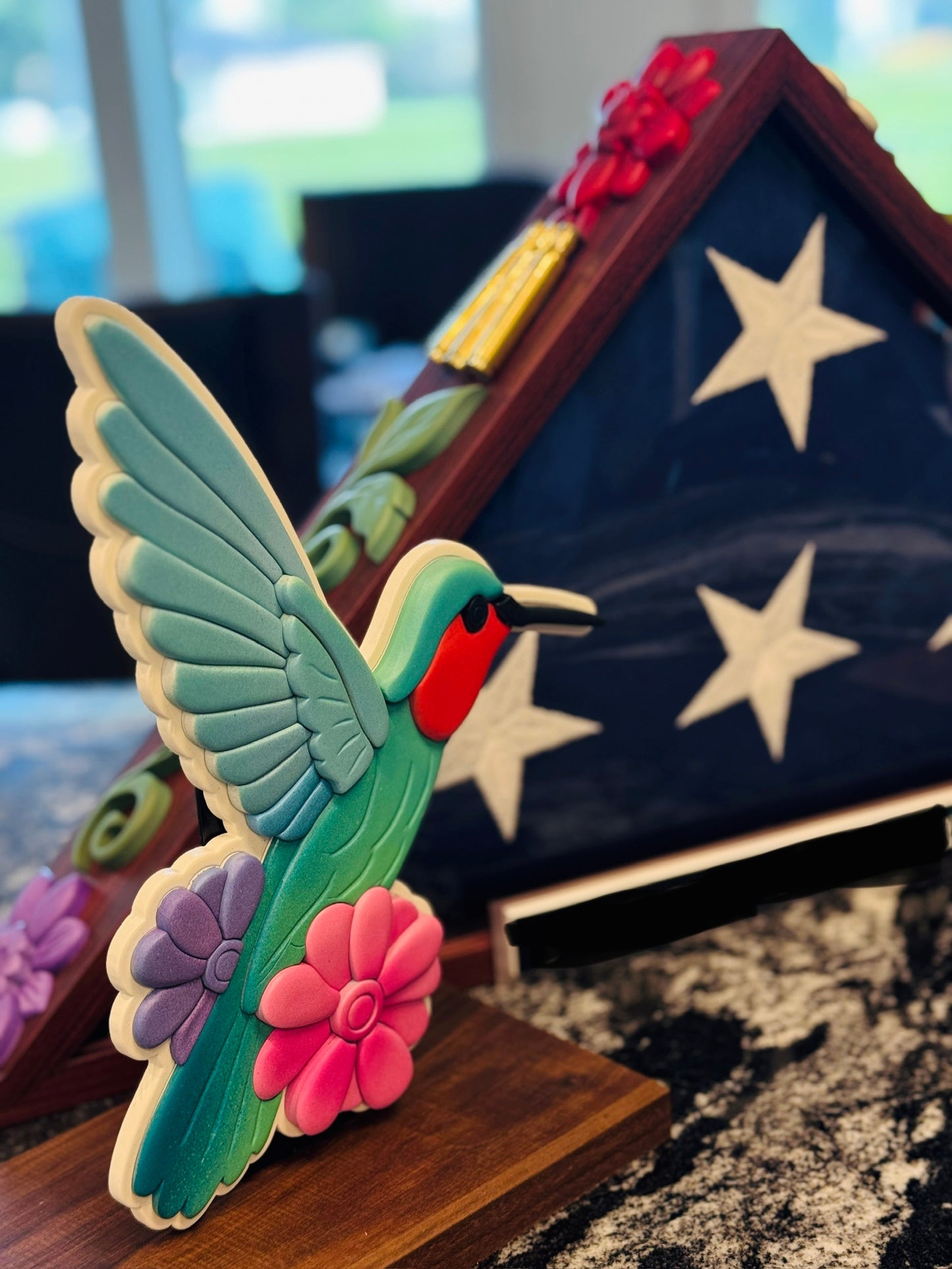 Custom Flag Box - deposit (read description)