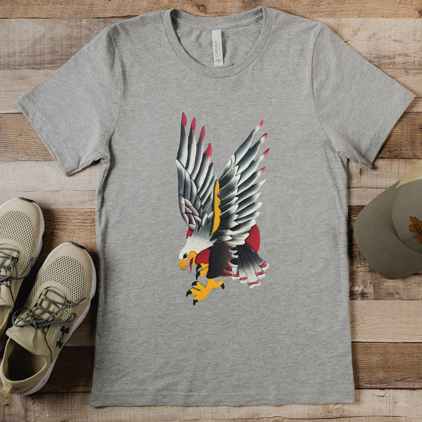 The Eagle KC Exclusive Wood Art Tees