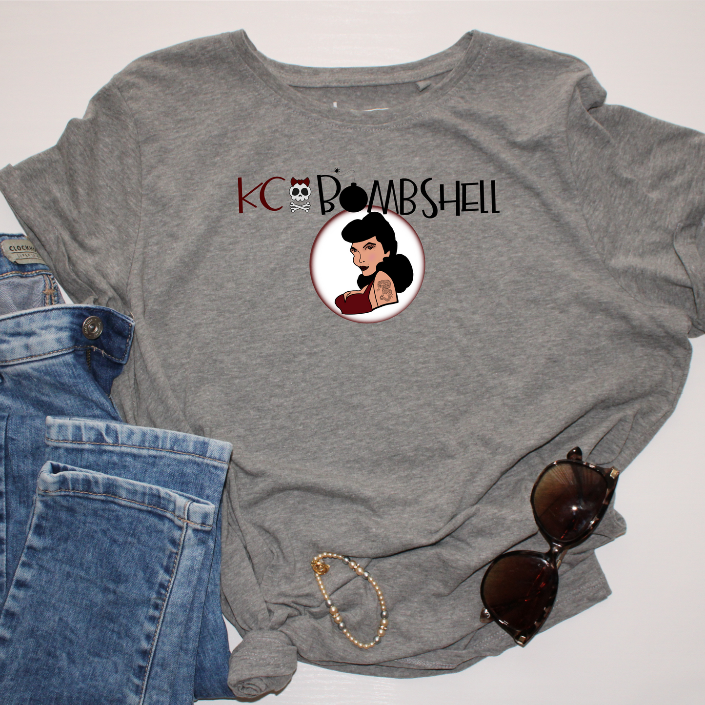 Exclusive KC Bombshell Designs Tees - Customizations Available!