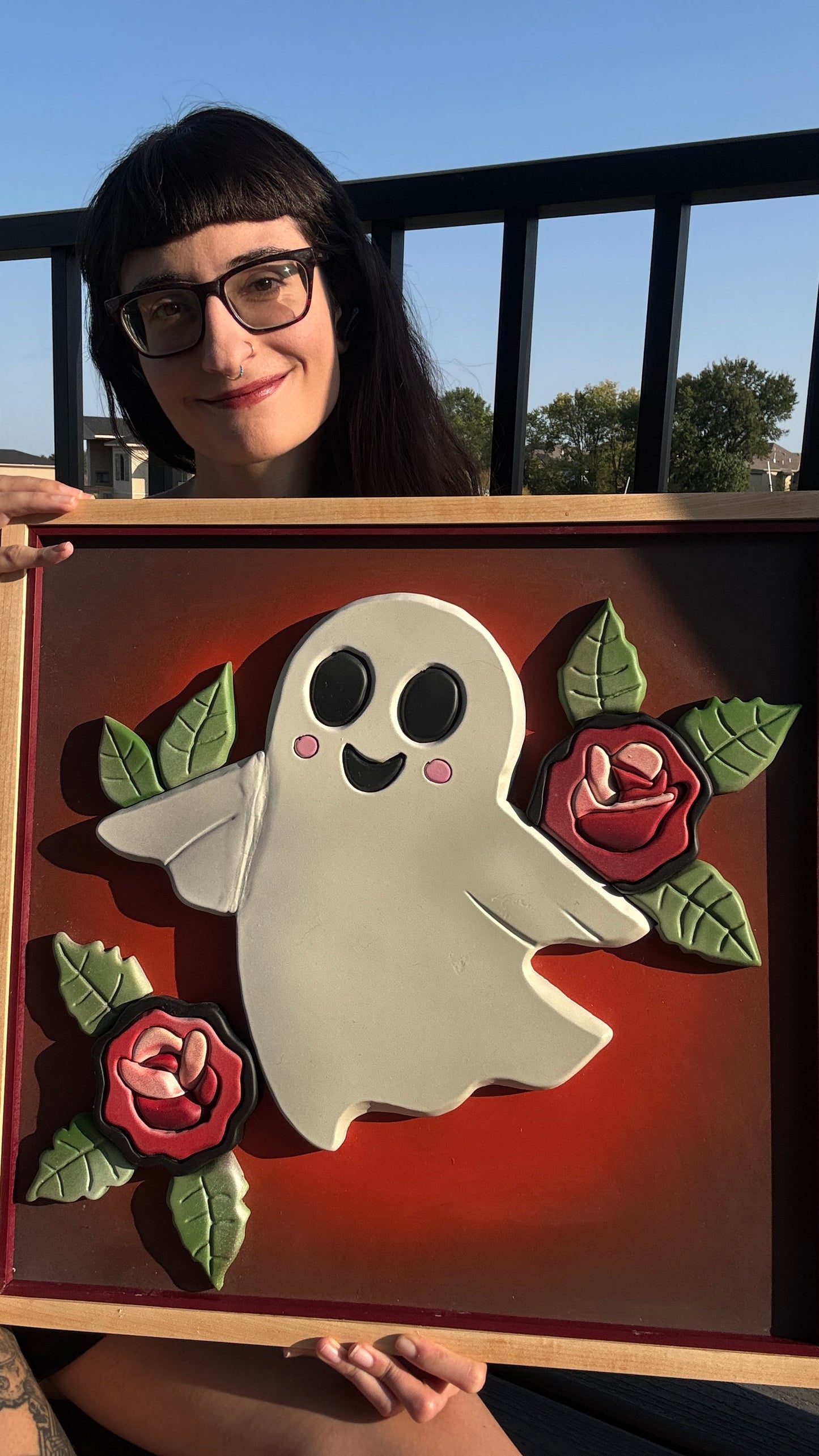 Cute Not Spooky Ghost Home Decor