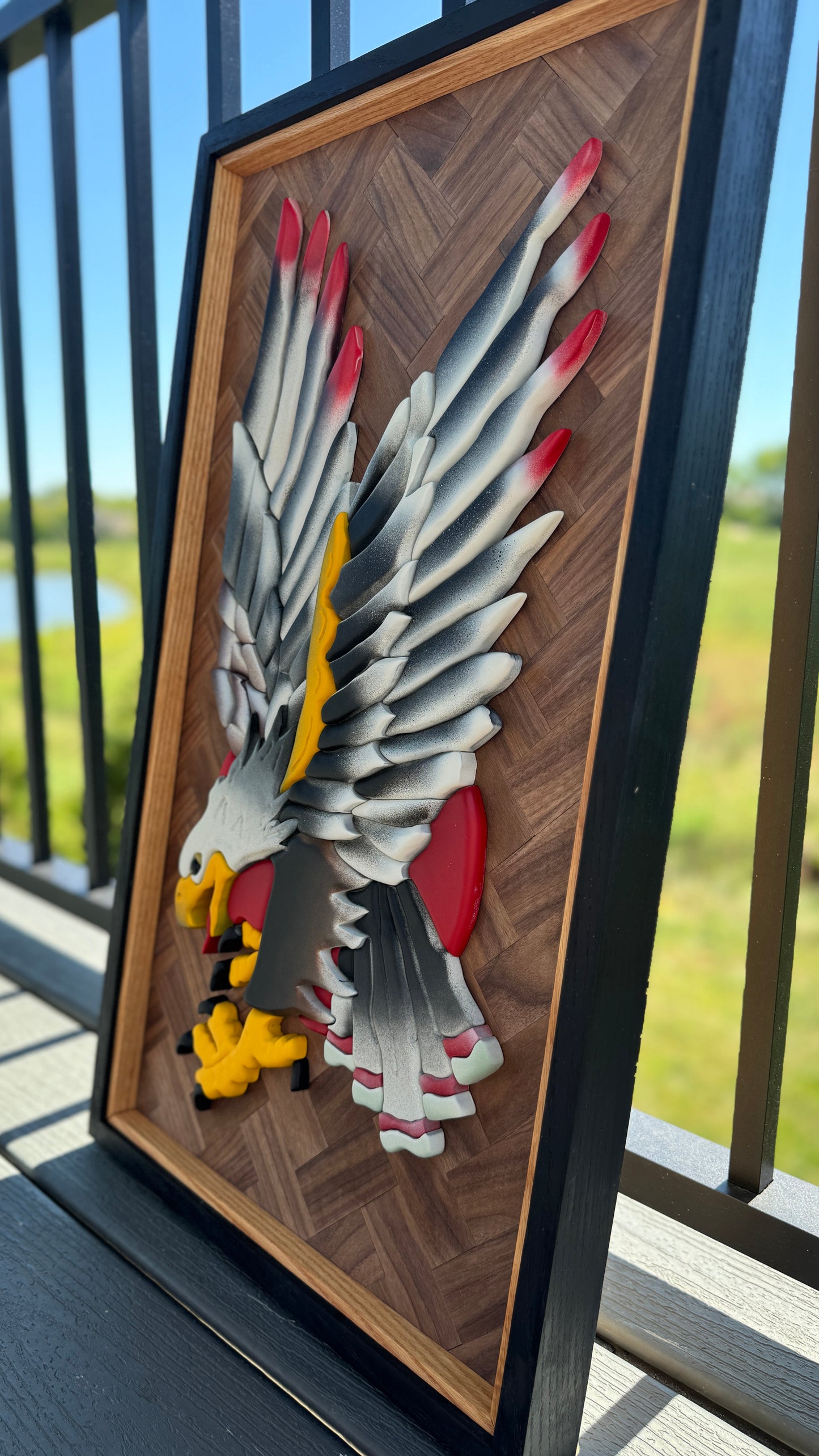 The Eagle Traditional Tattoo Inspired Scroll Saw Decor