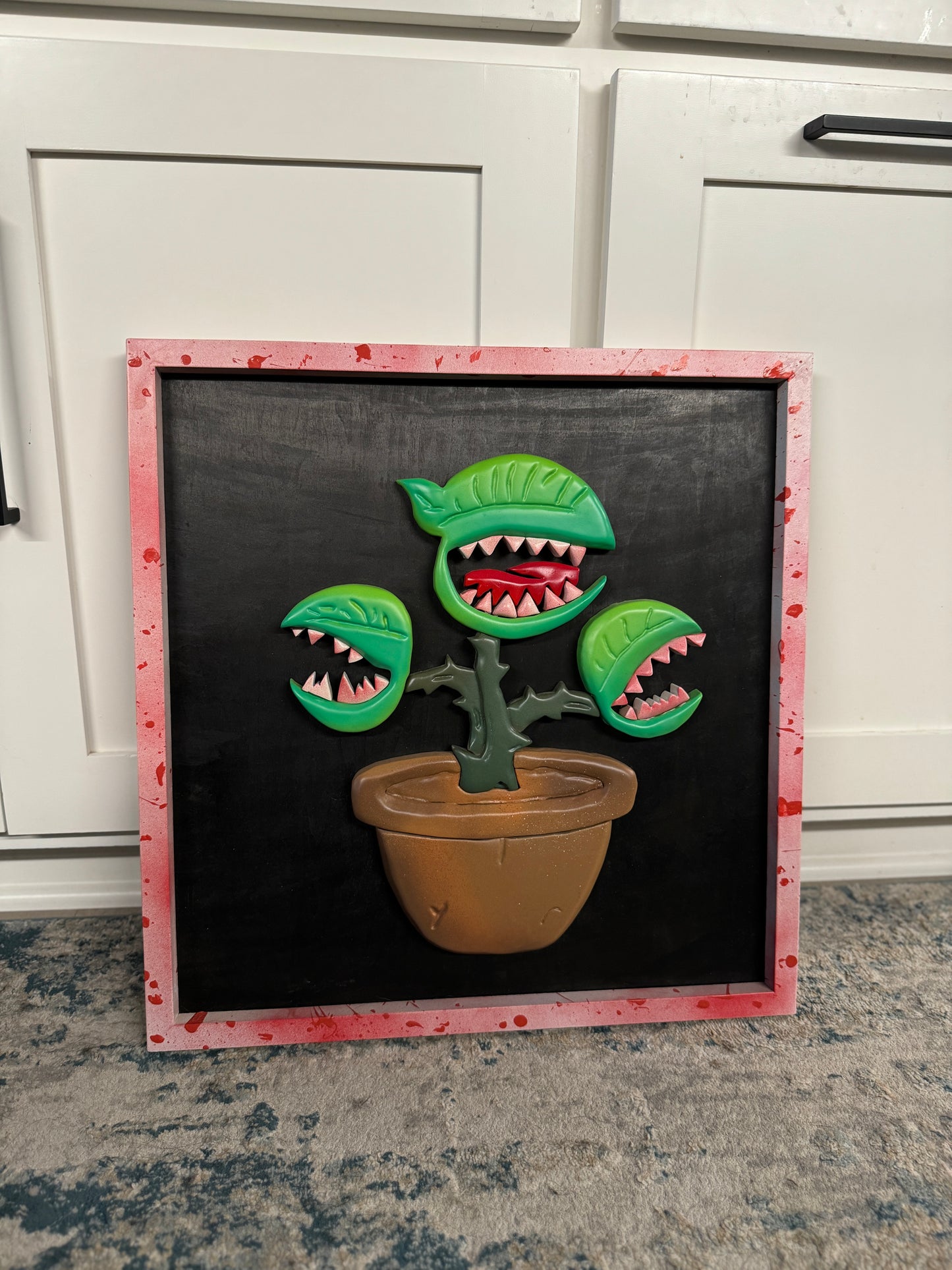 Venus Flytrap Handmade Wall Art