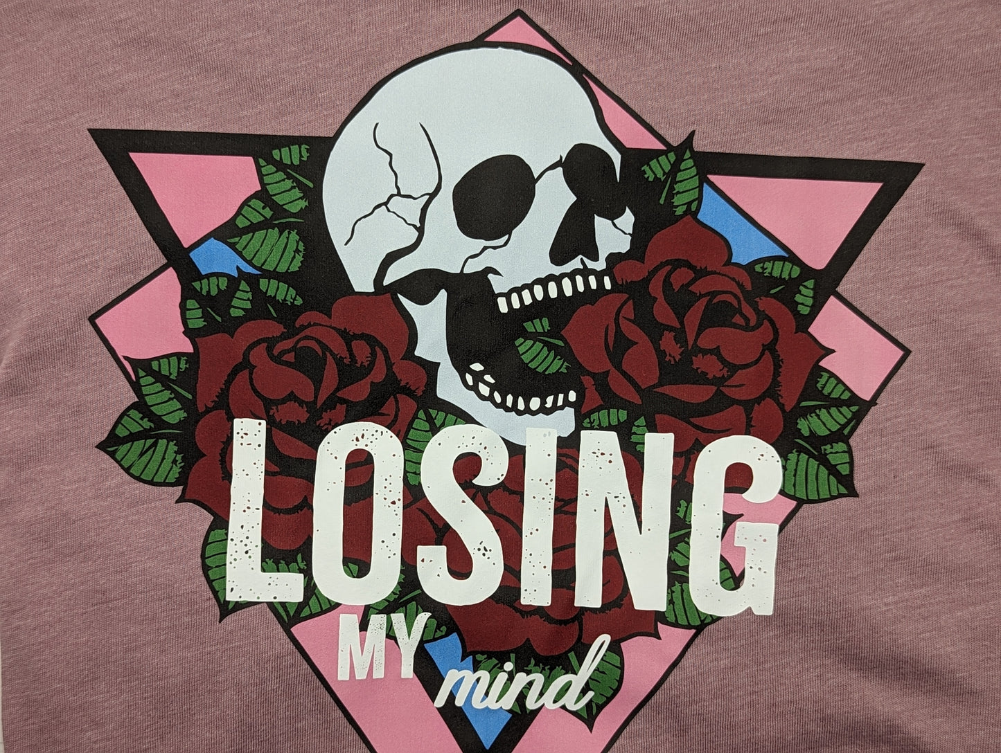 Losing My Mind Gothic Skull Shirt Gothic Tee