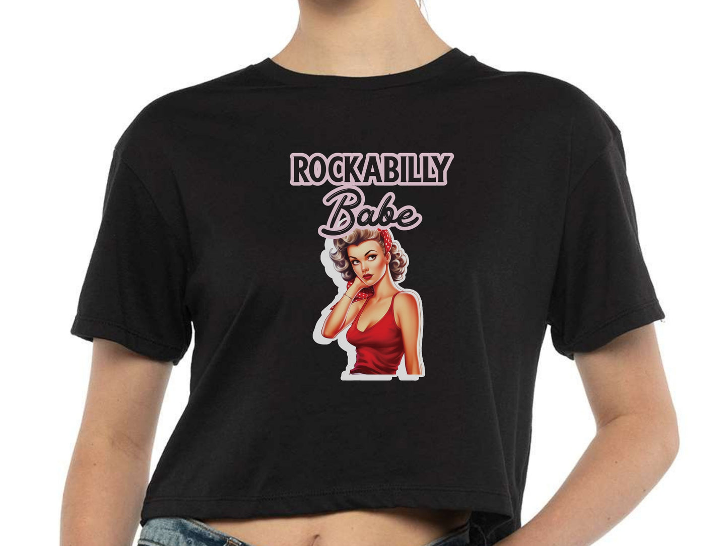 Rockabilly Babe Pinup Shirt, Pinup Clothing, Retro Aesthetic, 1950s Shirt, Bombshell shirt, Tattooed Mama Gift, Rockabilly Vintage Style Clothing, Horror Tee