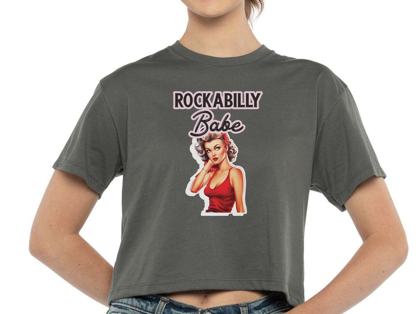 Rockabilly Babe Pinup Shirt, Pinup Clothing, Retro Aesthetic, 1950s Shirt, Bombshell shirt, Tattooed Mama Gift, Rockabilly Vintage Style Clothing, Horror Tee