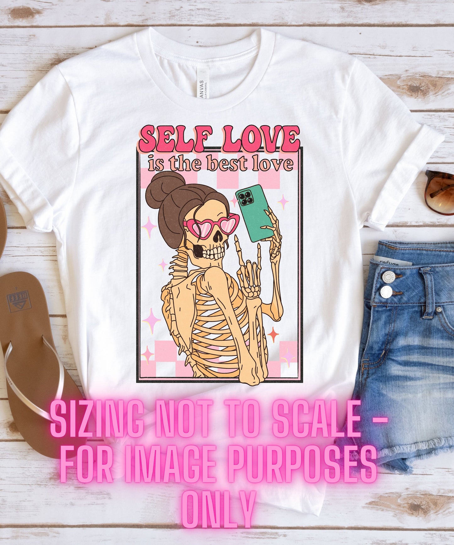 Self Love Skulls Mental Health Shirt, Gothic Mental Health Top, Skeleton Shirt, Funny Skull Shirt, Retro Pinup Shirt, Rockabilly Aesthetic