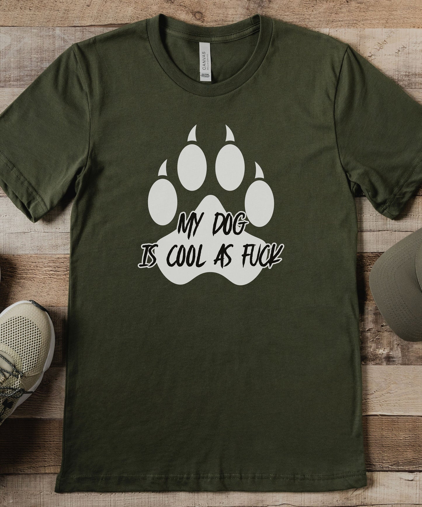 Dog Cool as Fuck Unisex Tee, Dog Lover Shirt, Dog Mom Shirt, Dog Dad Shirt, Dog Mama, Dog is my Child, My Kids Have Paws, Funny Dog Shirt