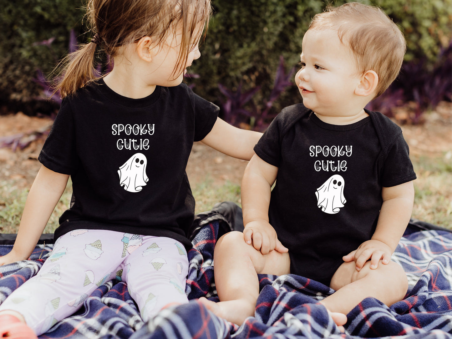 Spooky Cutie Toddler Spooky Season Tee, Cute Ghost Toddler Shirt, Halloween Shirt, Toddler Gift, Baby Shower Gift, Gothic Toddler,