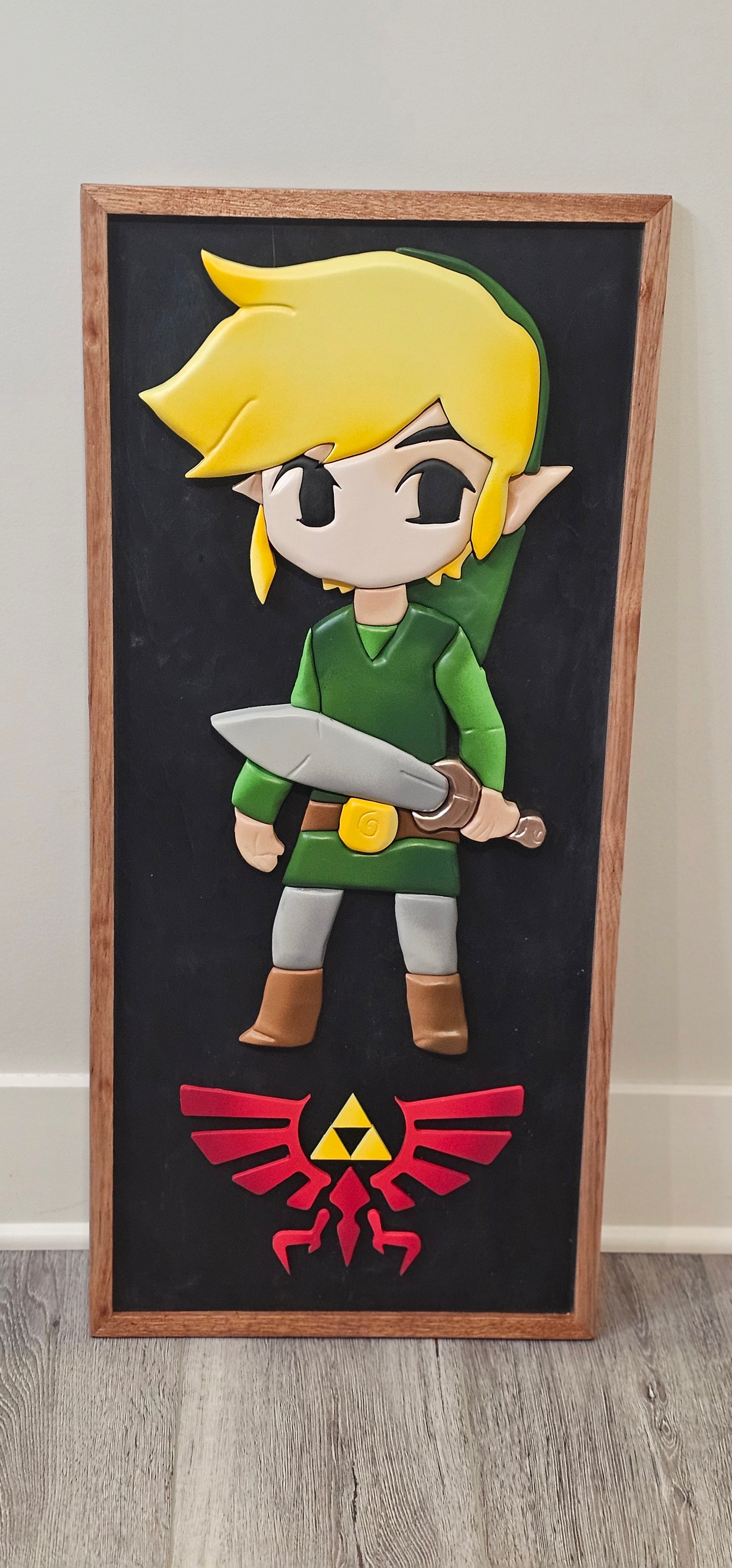 The Legend Scroll Saw Art Handmade Wooden Sign