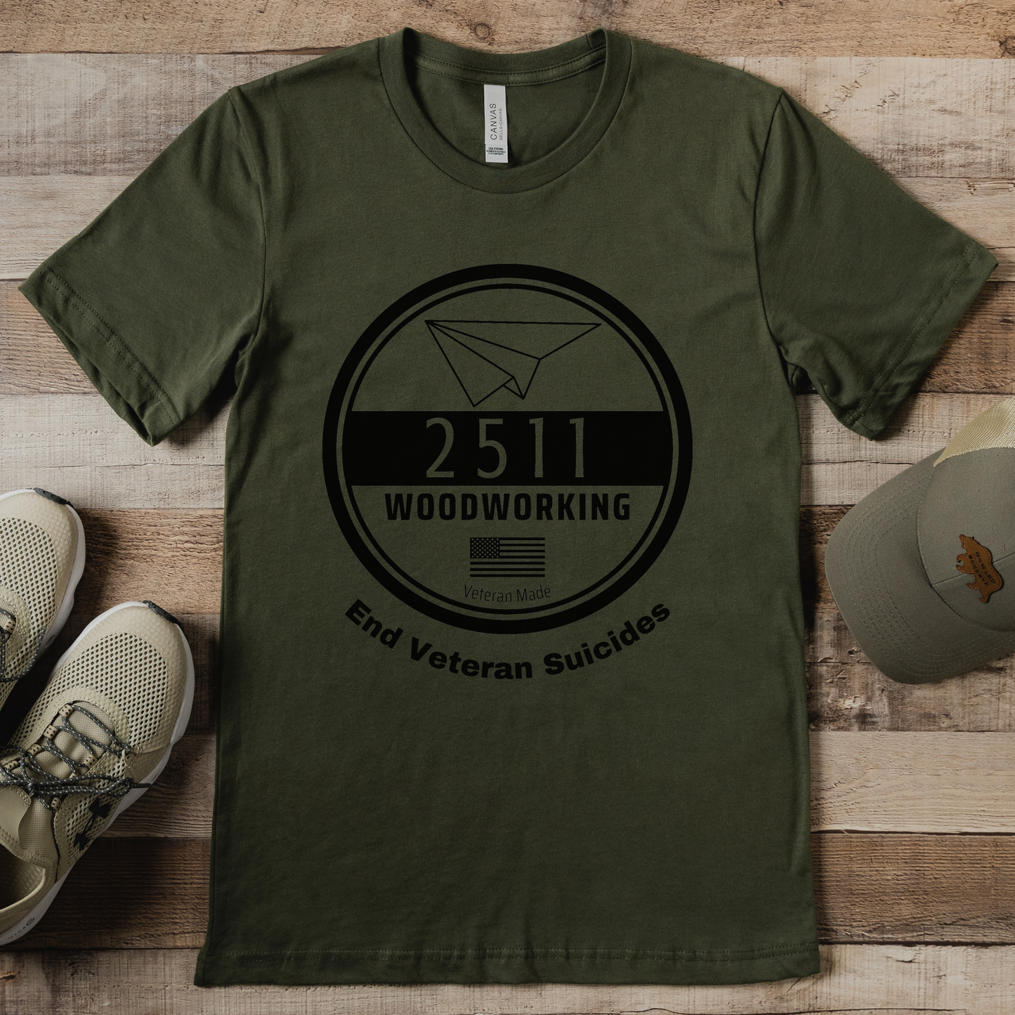 2511 Woodworking & End Veteran Suicide Collab - Official Merch