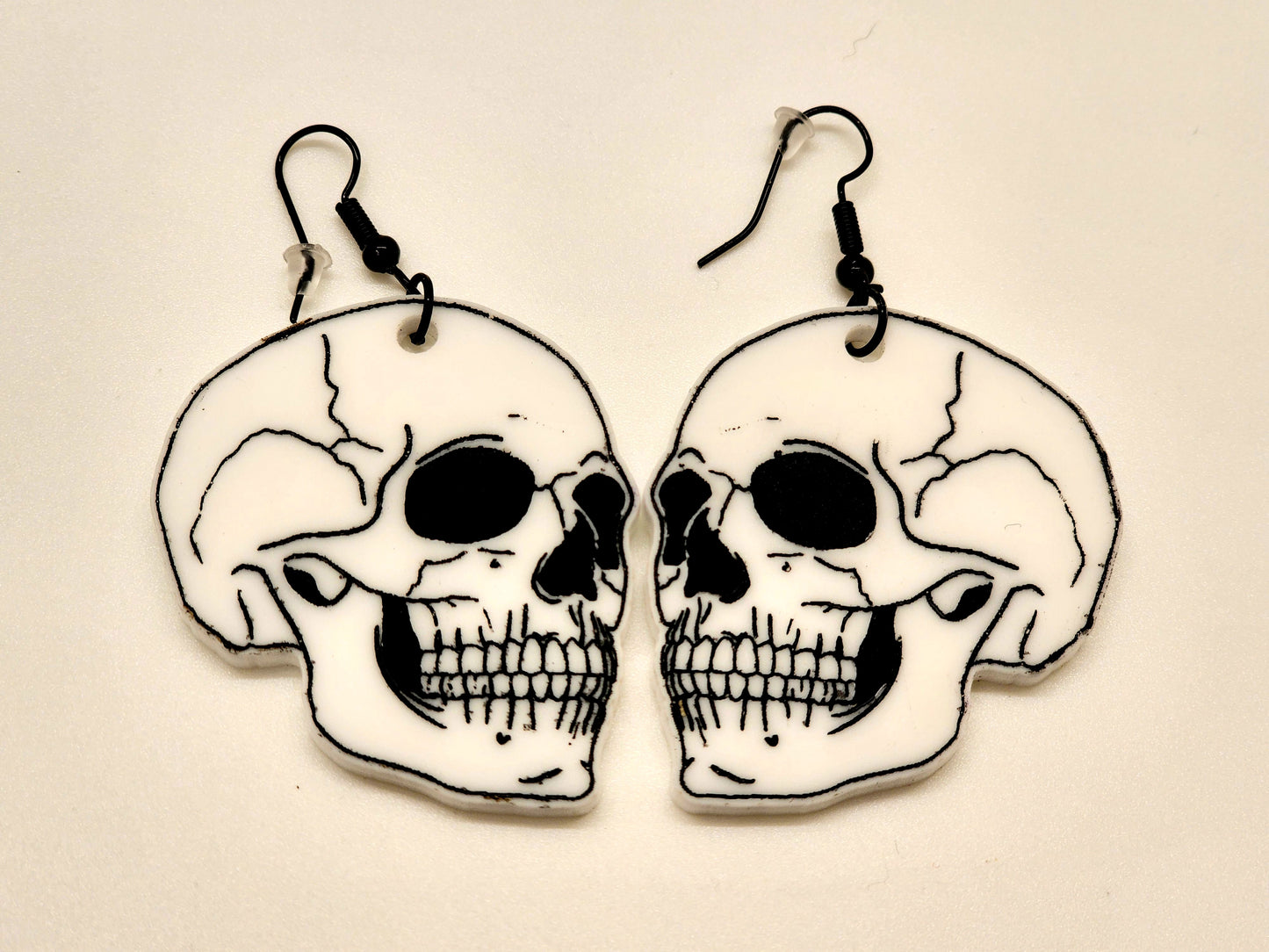 Skull Gothic Skeleton Handmade Jewelry Earrings