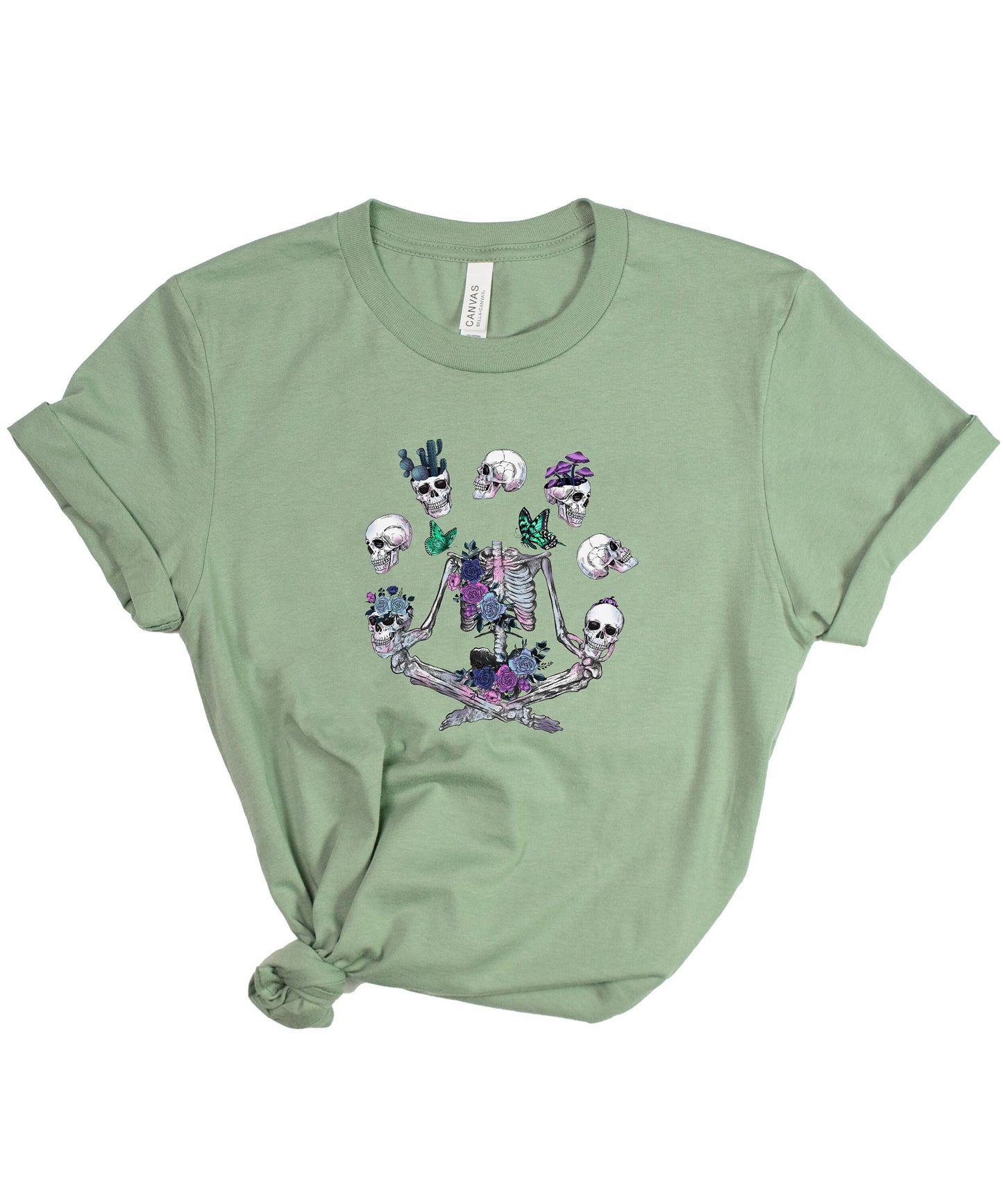 Skulls Moon Phase Plant Shirt