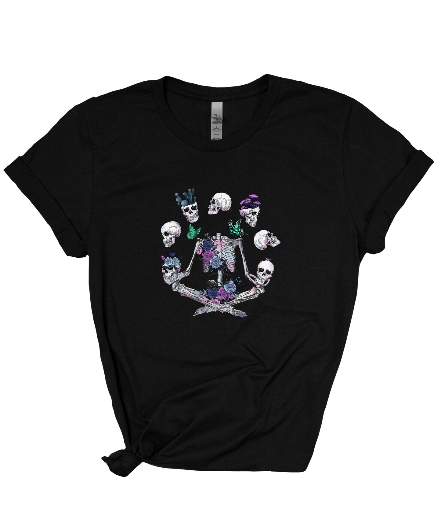 Skulls Moon Phase Plant Shirt