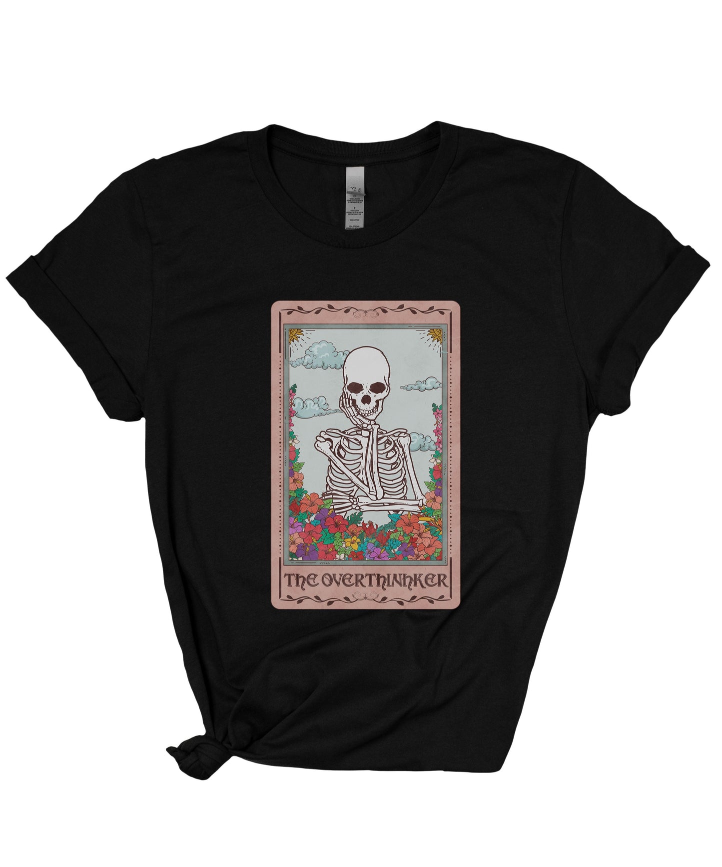 Overthinker Gothic Skull Tee