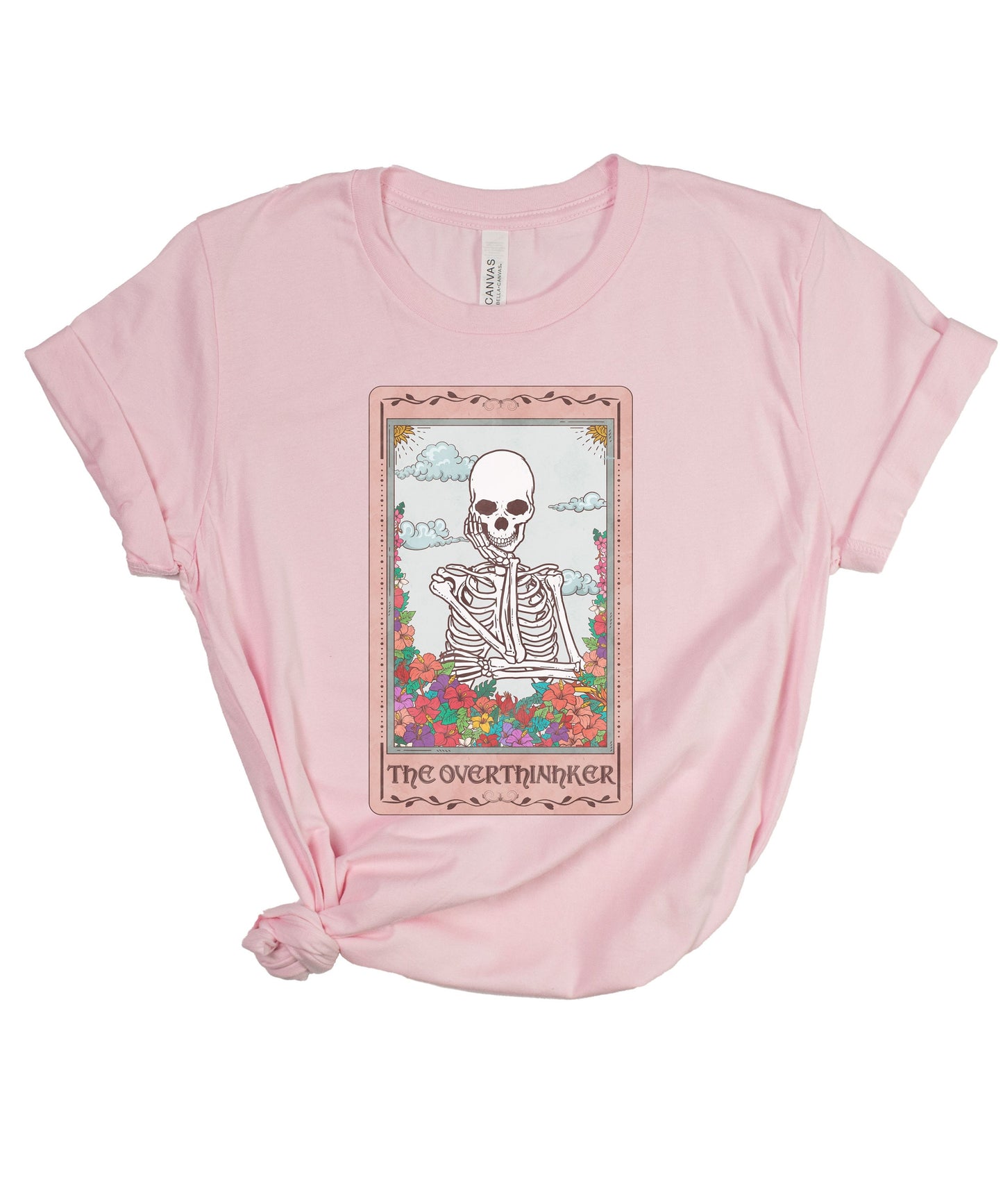 Overthinker Gothic Skull Tee